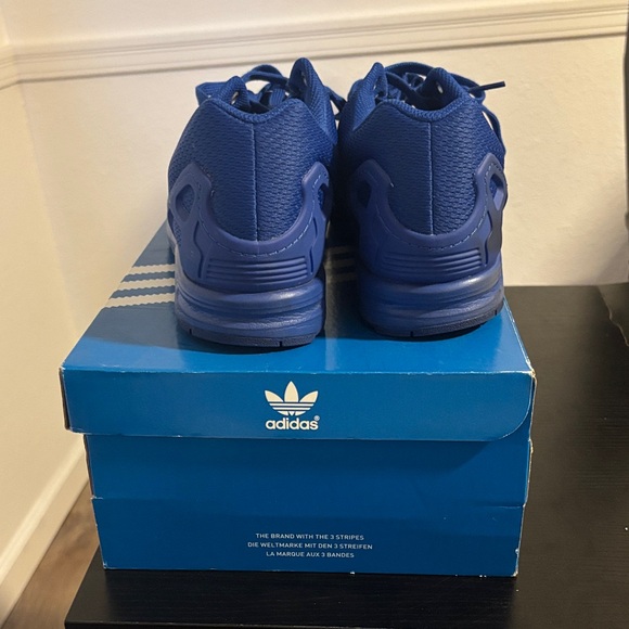 Adidas ZX Flux Royal Blue Shoes - Picture 4 of 9